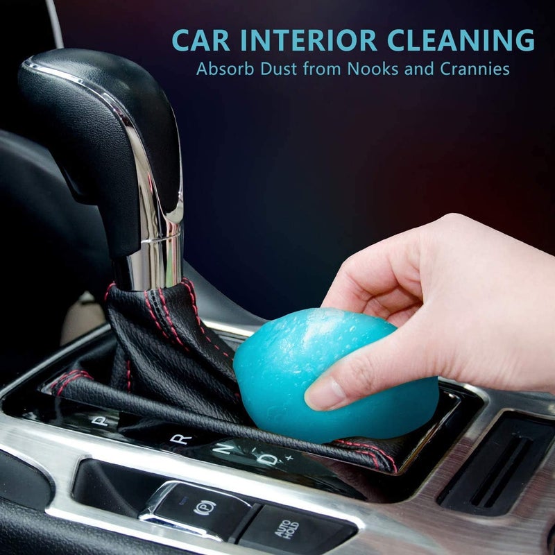 TICARVE Cleaning Gel for Car Detailing Putty Car Vent Cleaner Goo Cleaning Putty Gel Auto Detailing Tools Car Interior Cleaner Dust Cleaning Mud for Cars Dust Cleaner Slime Keyboard Cleaner Gel (1Pack) - Image 2